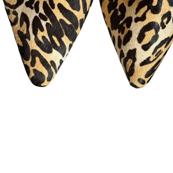 Joe’s Leopard Print Block Heel Mules Women’s Size 7 - Picture 3 of 8